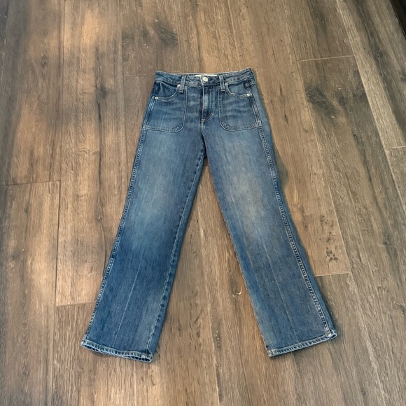 AMO Women's Straight Leg Blue Jeans